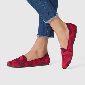 Rothy's Red Camouflage Flats 12